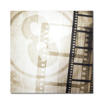 ATS Movie Art Acoustic Panel - Sepia Movie Projector