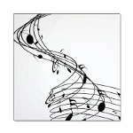 ATS Music Art Acoustic Panel - Horizontal Notes